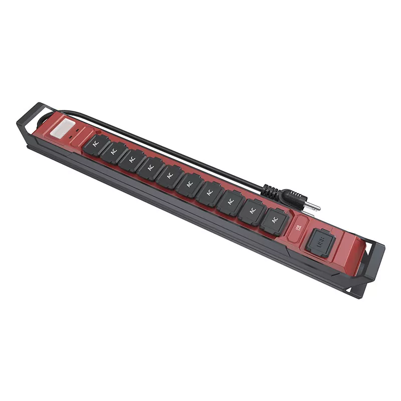 10 uttag Vattentät Usb 3.4a Power Strip