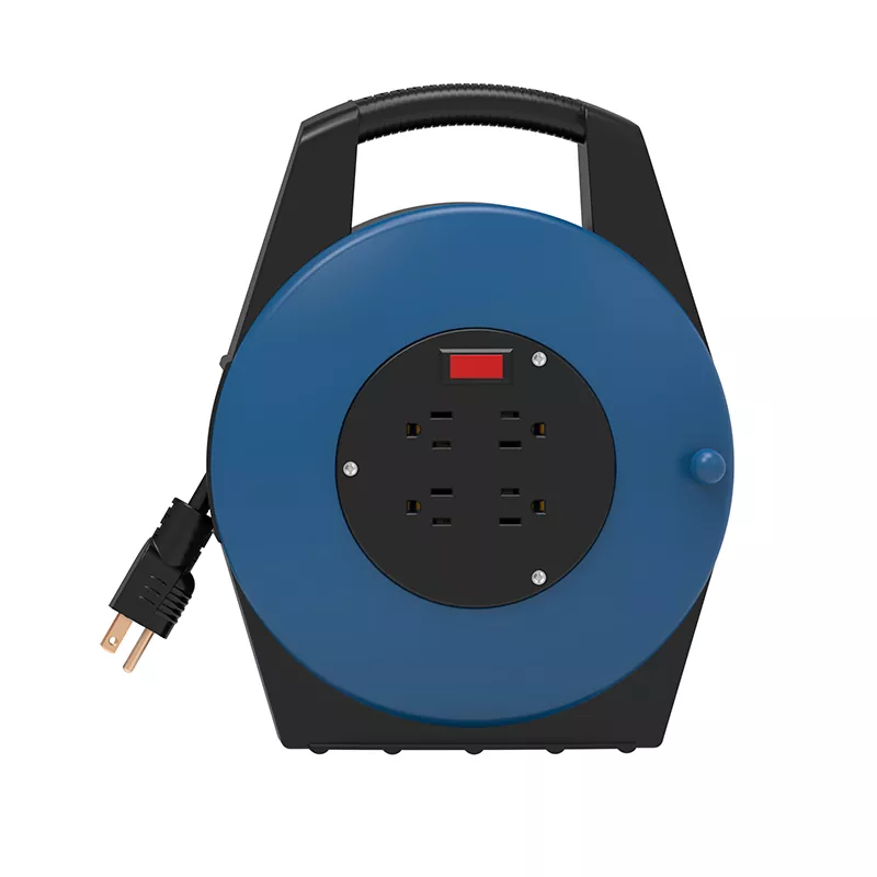 4 uttag USB -plastsladdrull 46ft