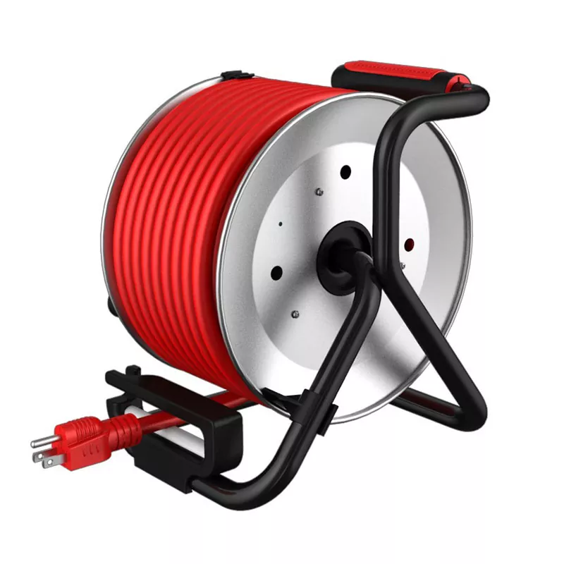 4 uttag Usb2.4a metallsladdrulle 50ft