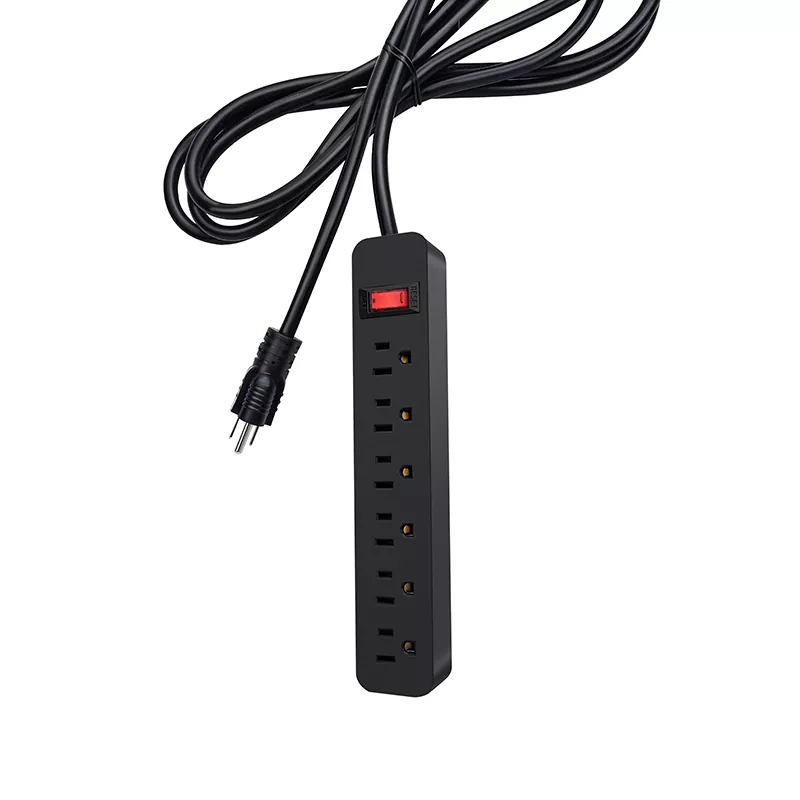 6 uttag Power Strip