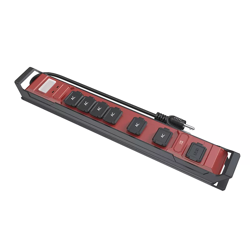6 uttag Vattentät Usb 3.4a Power Strip